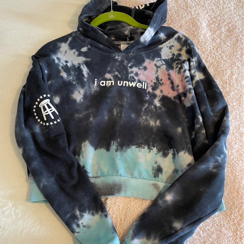 Barstool Call Her Daddy I am Unwell Cropped Sweatshirt